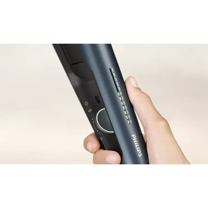 مكواة الشعر فيليبس 7000 بتقنية ThermoShield، أسود - Image 3